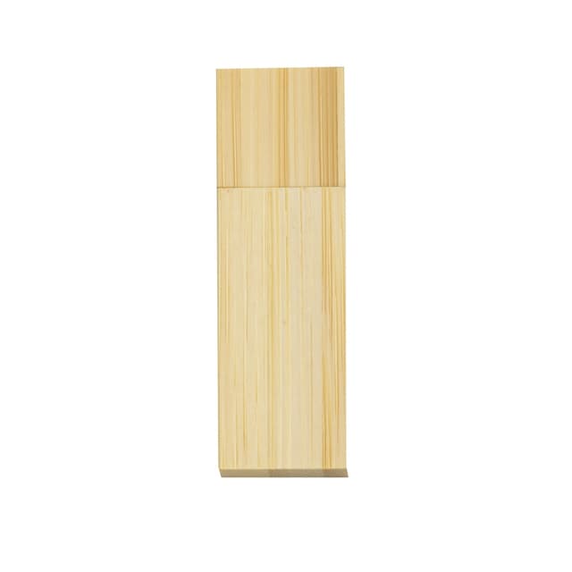 PEN DRIVE BAMBU 8 GB  COM TAMPA 