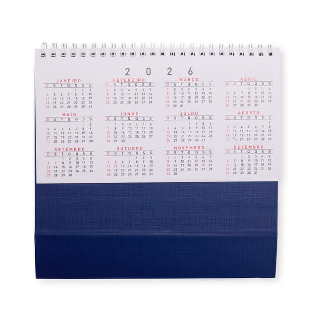 CALENDÁRIO DE MESA 2027