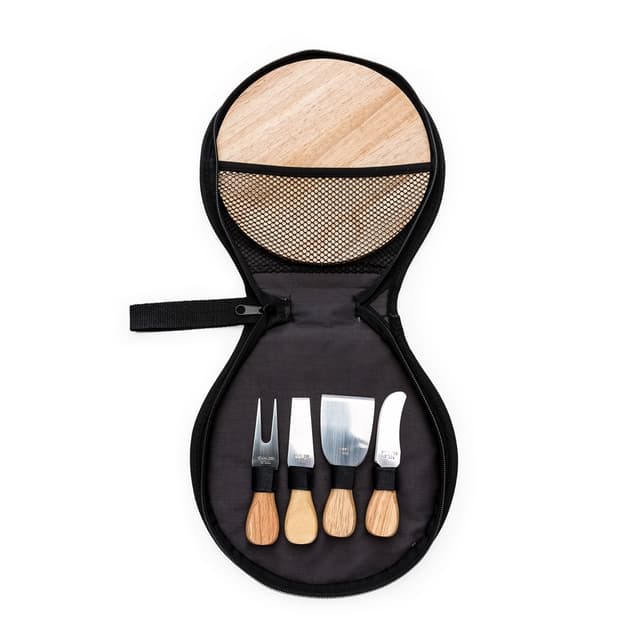 KIT QUEIJO C/ 5 PEÇAS BOLSA C/ ZIPER 