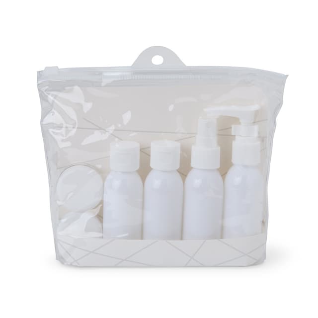 KIT VIAGEM PLÁSTICO 6 PEÇAS