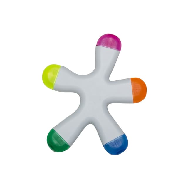 MARCA TEXTO SPLASH C/ 5 CORES 