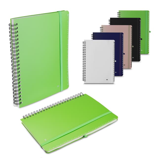 Caderno A5 Capa em PP de anotações