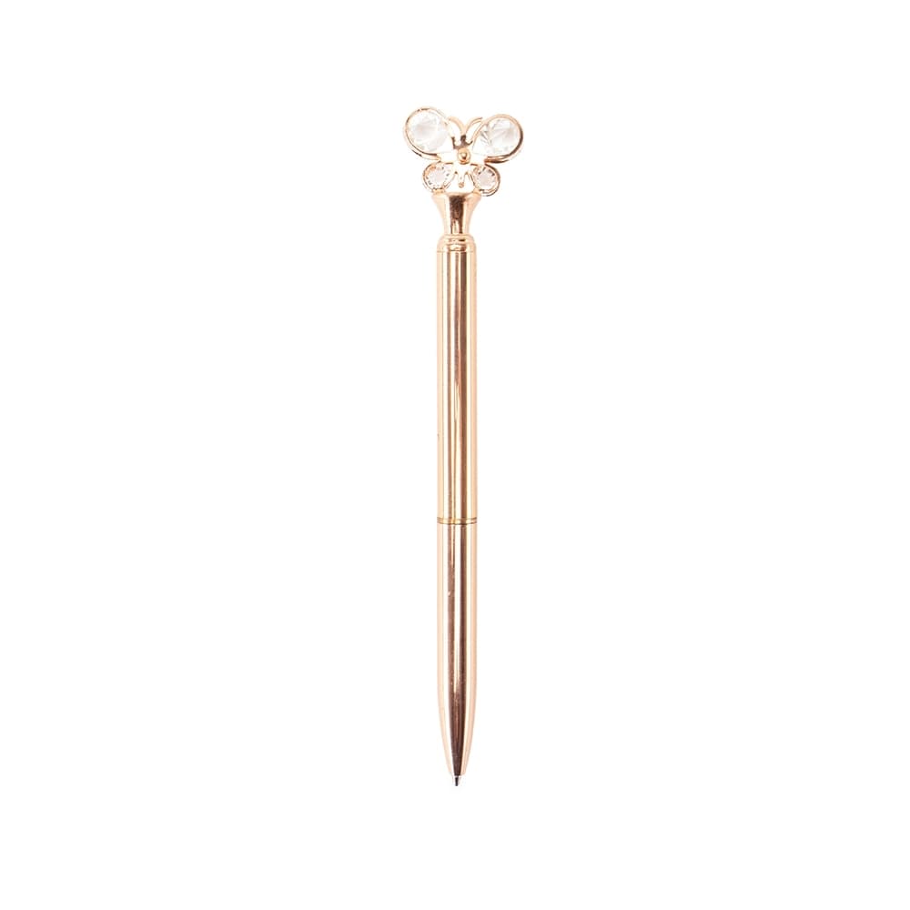 CANETA METAL BORBOLETA