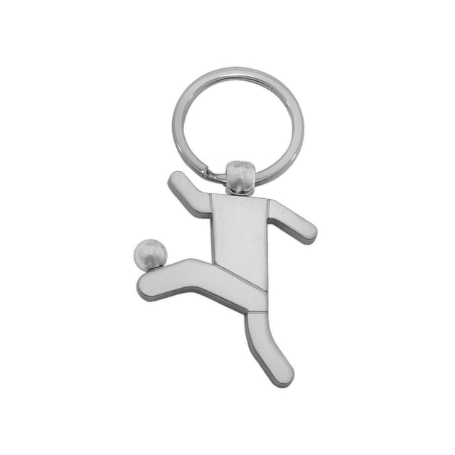 CHAVEIRO METAL JOGADOR DE FUTEBOL FOSCO 