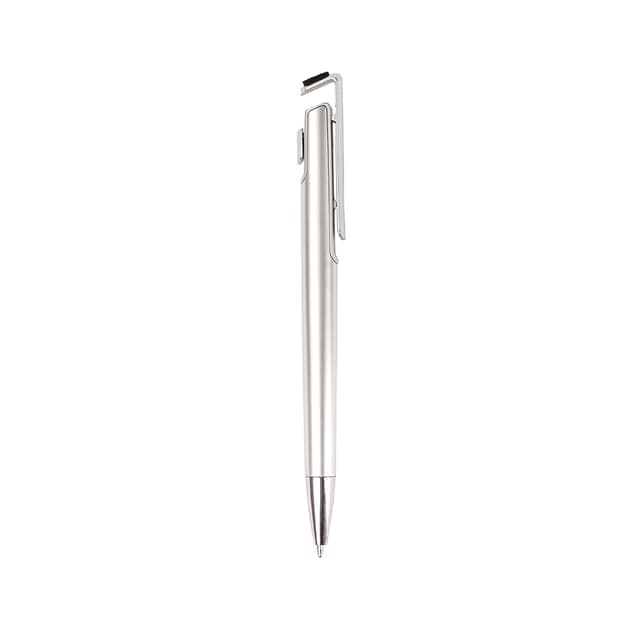 CANETA PLÁSTICA COM SUPORTE PARA CELULAR