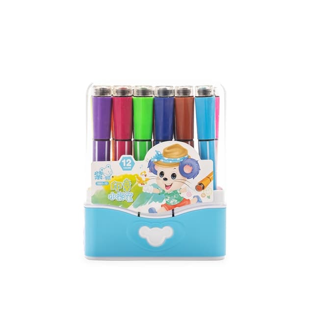 KIT CANETAS HIDROGRÁFICAS 12 CORES