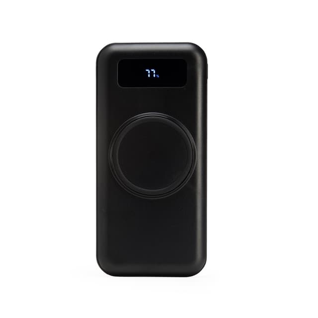 POWER BANK 10.000MAH COM CARREGAMENTO VIA INDUÇÃO OU VIA CABO